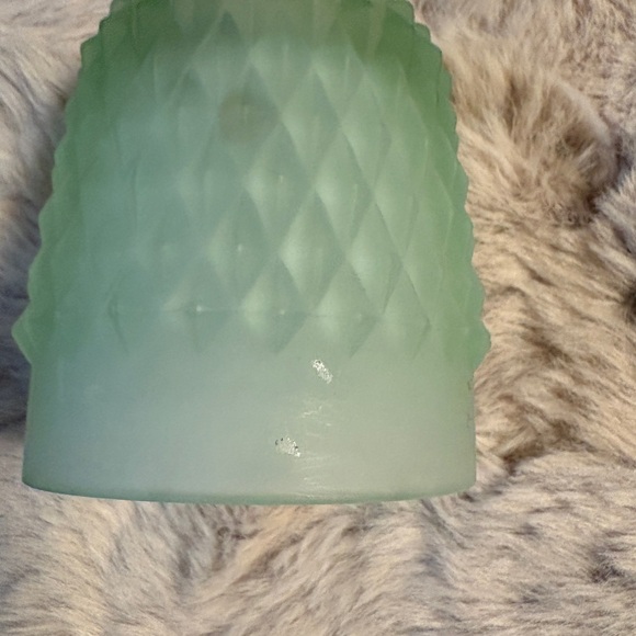 Vintage Frosted Diamond Point Fairy Lamp - Picture 3 of 7